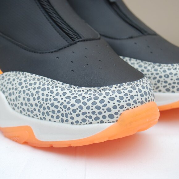 And1 Kid's Beast Mode Rubber Shoes - Black Orange - Picture 9 of 10